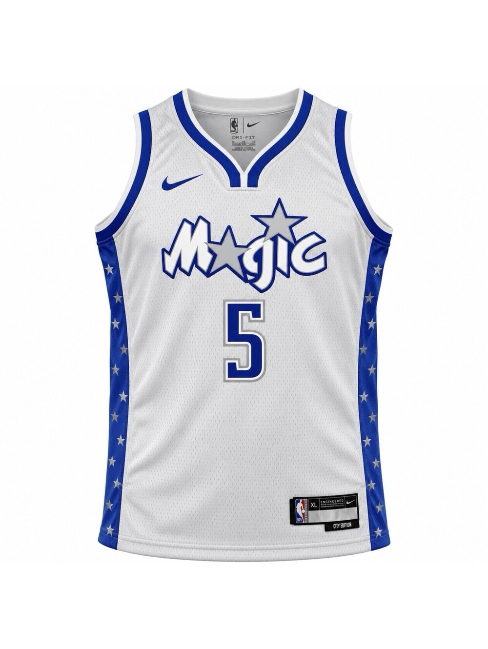Nike Orlando Magic Paolo Banchero #5 City Edition Jersey Men’s XL Grey Blue NWT